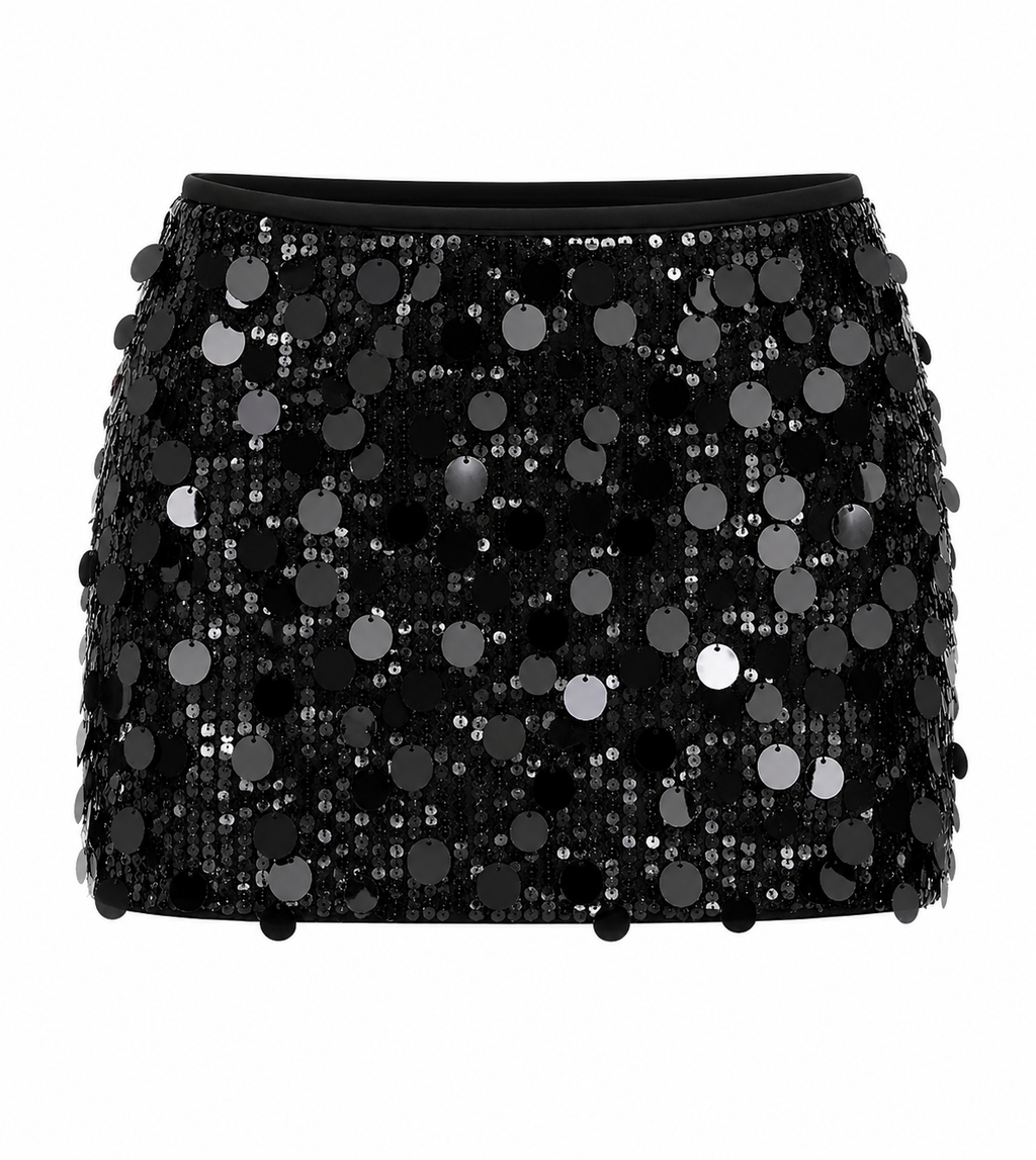 Starlight Sequin Mini Skirt