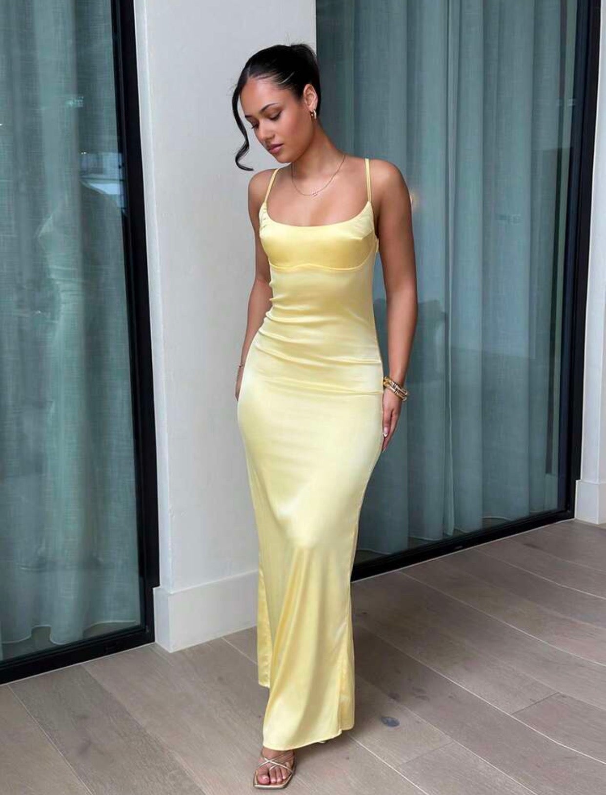 Soléa Satin Dress