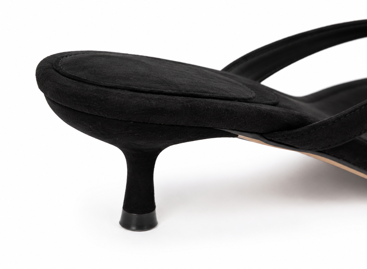 Suede Kitten Heels