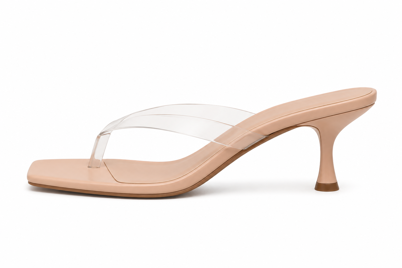 Aura Clear Heel Sandals