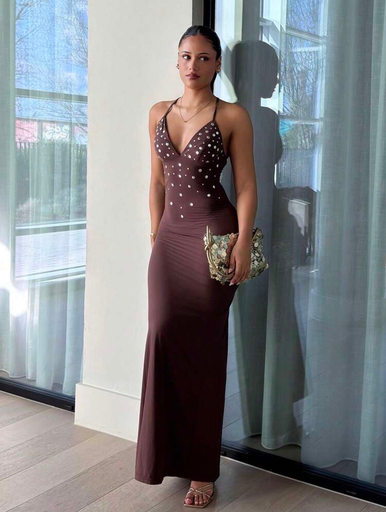 Veloura Crystal Dress
