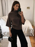 Chocolate knit top