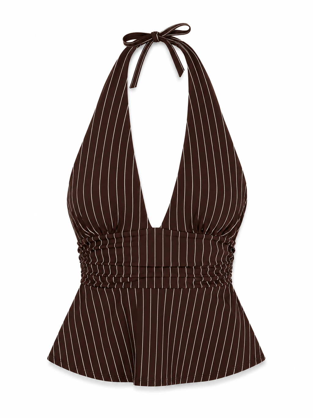 Mocha Striped Top
