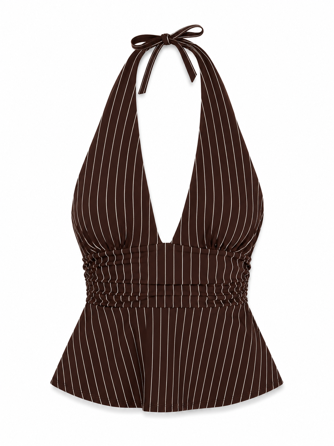 Mocha Striped Top
